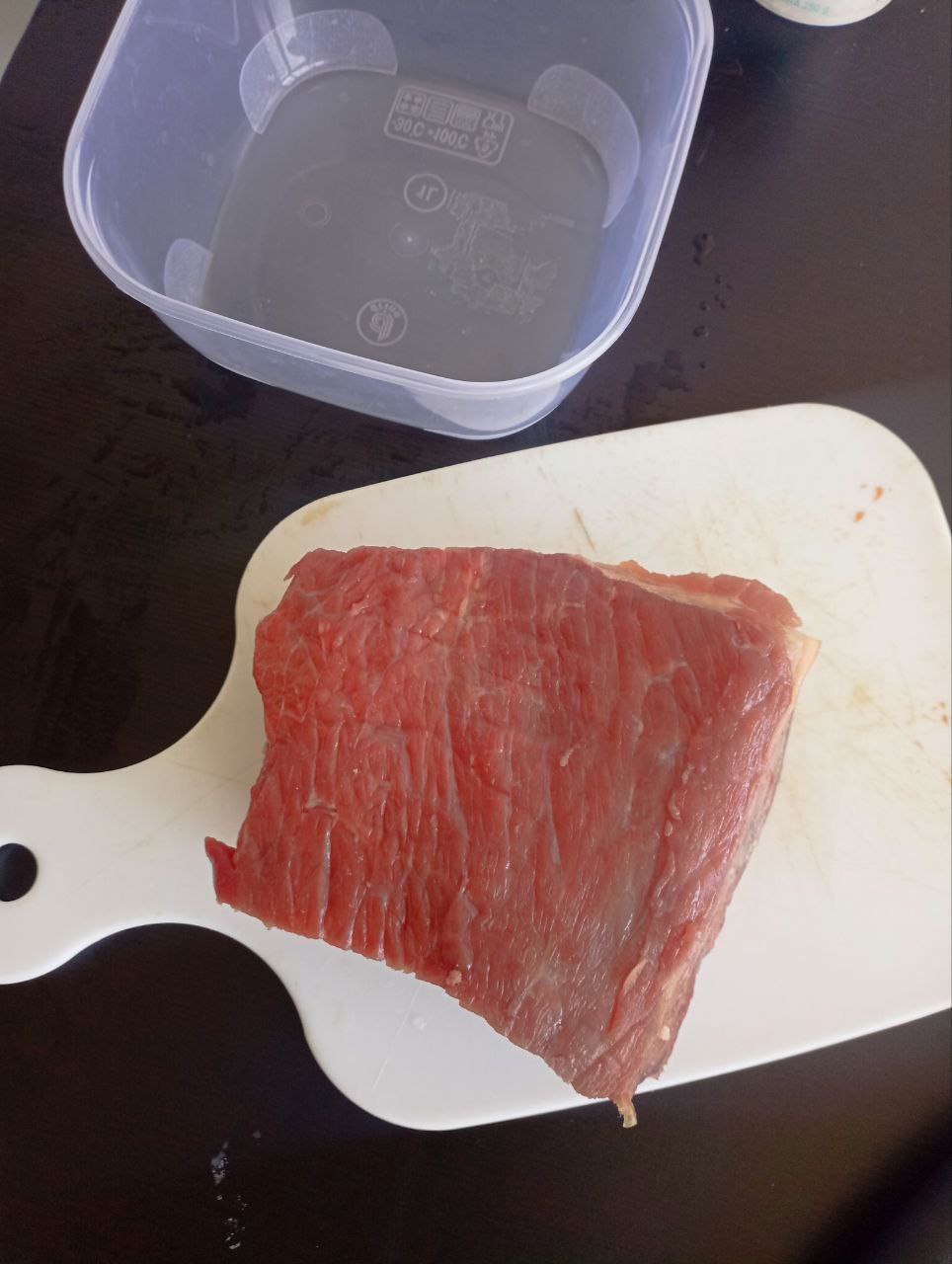 Beef piece prepared for basturma Beef piece prepared for basturma