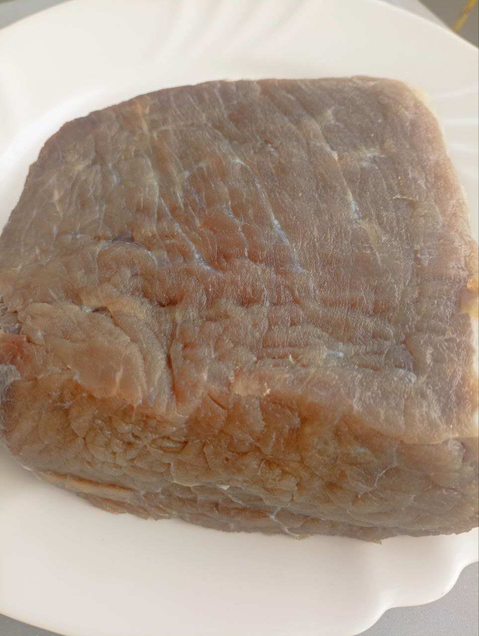 Beef soaked and dried Beef soaked after curing